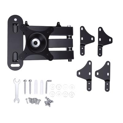 Soporte de pared articulado para TV de movimiento completo, metal, rotación de 360 grados, inclinación, extensión, soporte de pared para pantalla de TV para el hogar