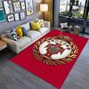 Portuguese Heritage Emblem carpet printing Living room and bedroom mats Dormitory decoration Doormat Christmas gifts