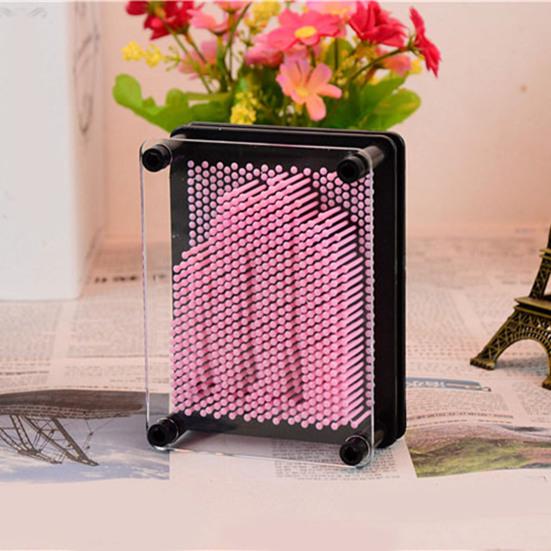 3D pin art senzorická hračka novinka klon ruční model jehlová hračka plastová fidget dlaňová deska pro domácí dekoraci stolu narozeninový dárek pro děti i dospělé