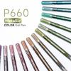 48 Color Metallic Gel Pen Multicolor Acrylic Gel Pen For Artist Student Journaling Sketching And Creative Art Project