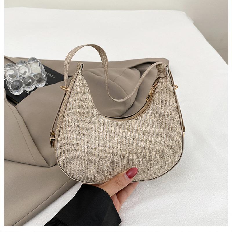 Texture Temperament Simple Fashion Summer Shiny New Armpit Shoulder Bag Tide Dumpling Bag