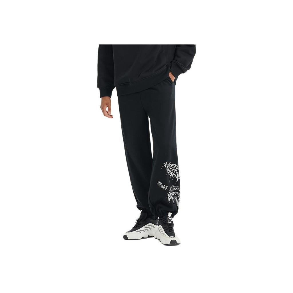 Sprayground Shark Comfortable Fashion Business Casual Pants Men pants Black W0932118