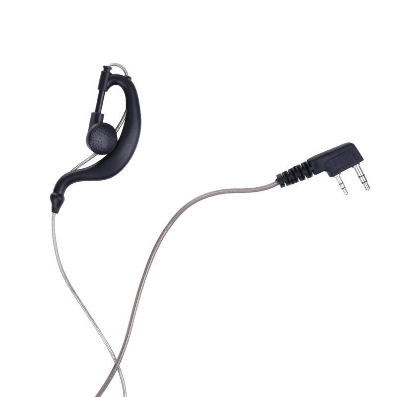 1 Adet K-Jack Radyo Kulaklığı Kenwood Quansheng Tyt Hyt Telsiz İçin 2 Pin K Tipi Kulaklık Alüminyum Folyo Kulaklık