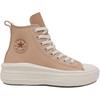Converse Chuck Taylor All Star Move High GS Warm Quarry Kids Sneakers Cream Egret A09261C