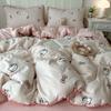 2026 New Cartoon Style Puffy Cotton Embroidery Bedding Set