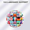 AI Language Translator Earbuds, Two Way Real-time Translation 144 Language Wireless Bluetooth Translation Headphones, APP Online Instant Voice