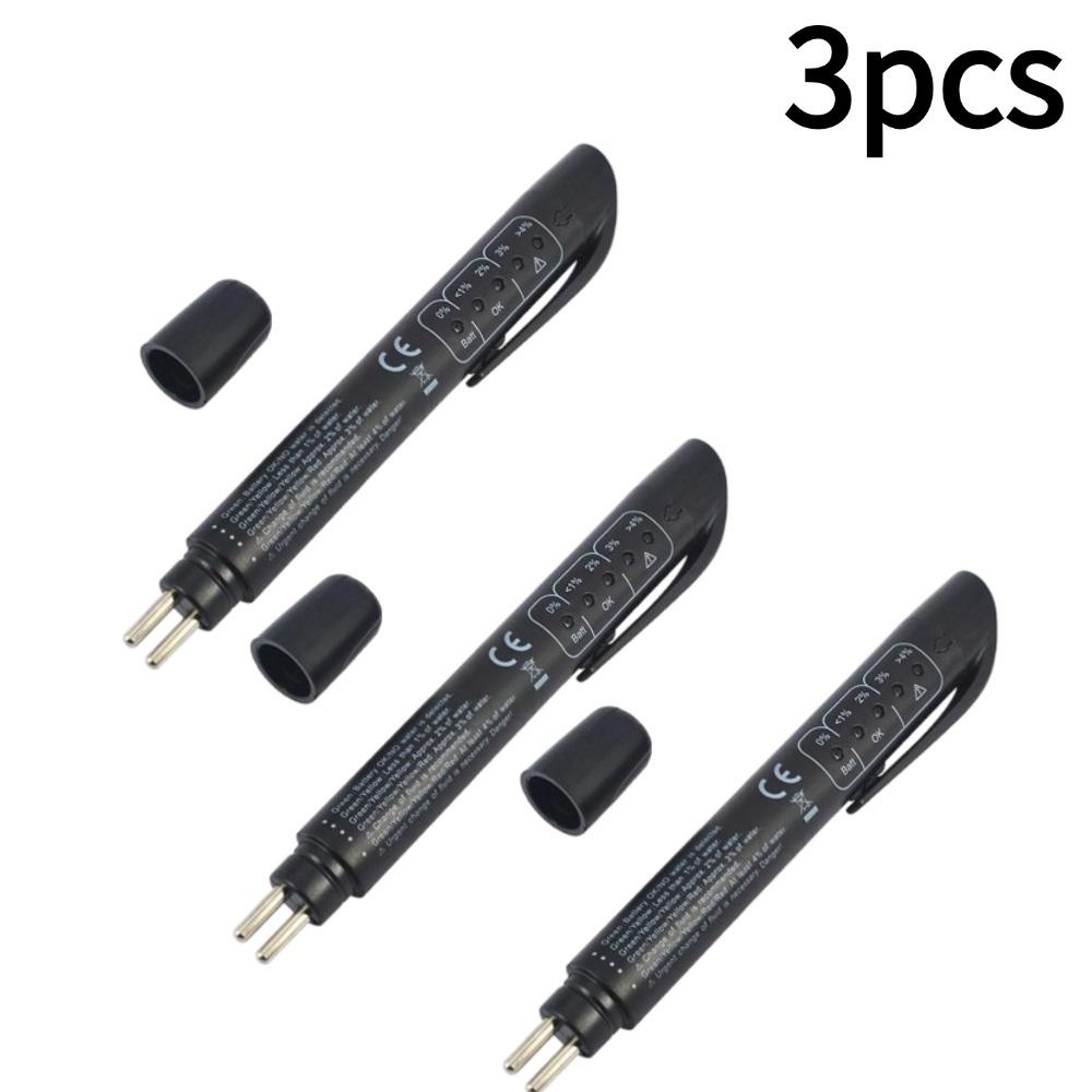 Automotive Brake Fluid Brake Oil Testing Pen Vehicle Brake Fluid Tester Oil Quality Test Display Testing Tools 1/2/3/4/5pcs