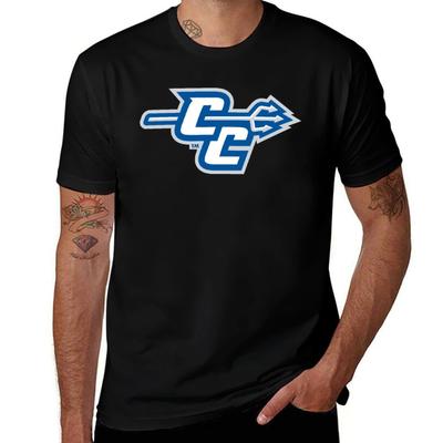 Central Connecticut State1 Tricou Casual Respirabil cu Mânecă Scurtă Tricou
