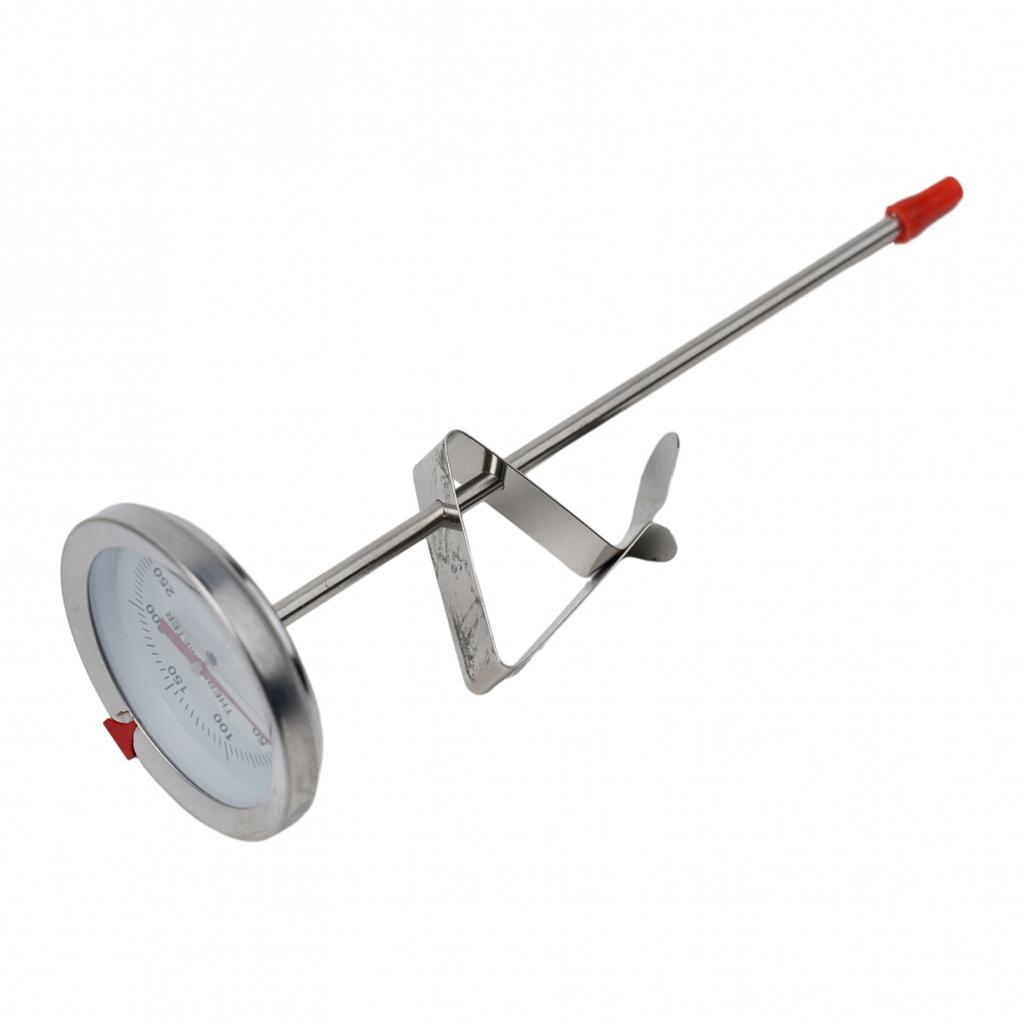 Effizientes Frittieren von Lebensmitteln mit Edelstahl-Fritteuse und Temperaturanzeige