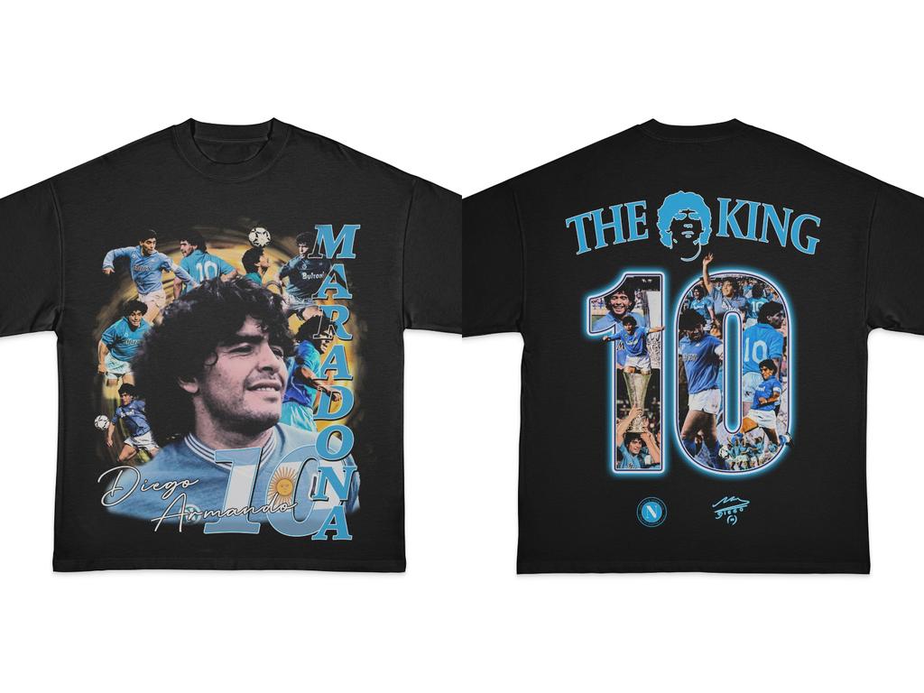 Classic Football Star Print T-shirts Hand of God Tee Men Women Short Sleeves Casual Sports Oversized Cotton Top Male T-shirts