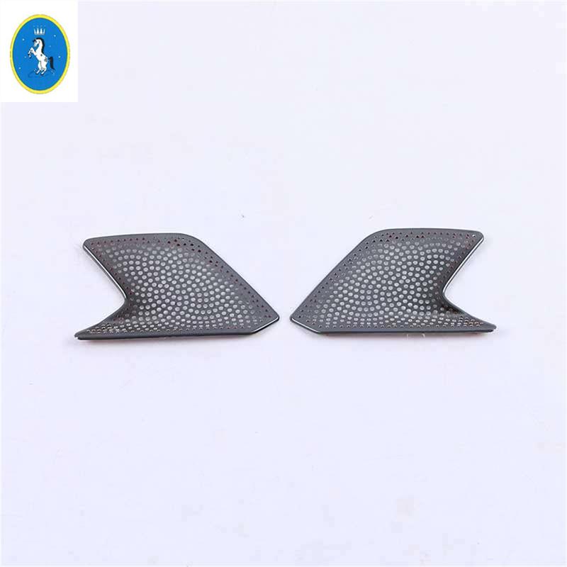 For BMW 3 Series G20  - 2024 Stainless Steel Car Inner Door Handle Bowl Audio Stereo Tweeter Speaker Cover Trim Accessories