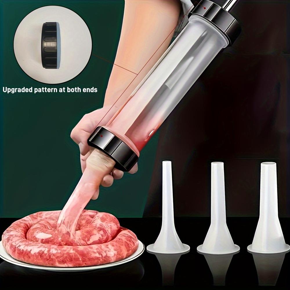 

1 комплект ручная машина для набивки колбасы самодельный шприц для набивки колбасы гаджеты для набивки колбасы ручной инжектор для мяса инструменты чёрный