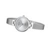 Imported in BERING Classic Diamond Sapphire 316L Surgical Stainless [Officially Japan] Women's Watch, Silver, Crystal, Scratch-Resistant Steel,
