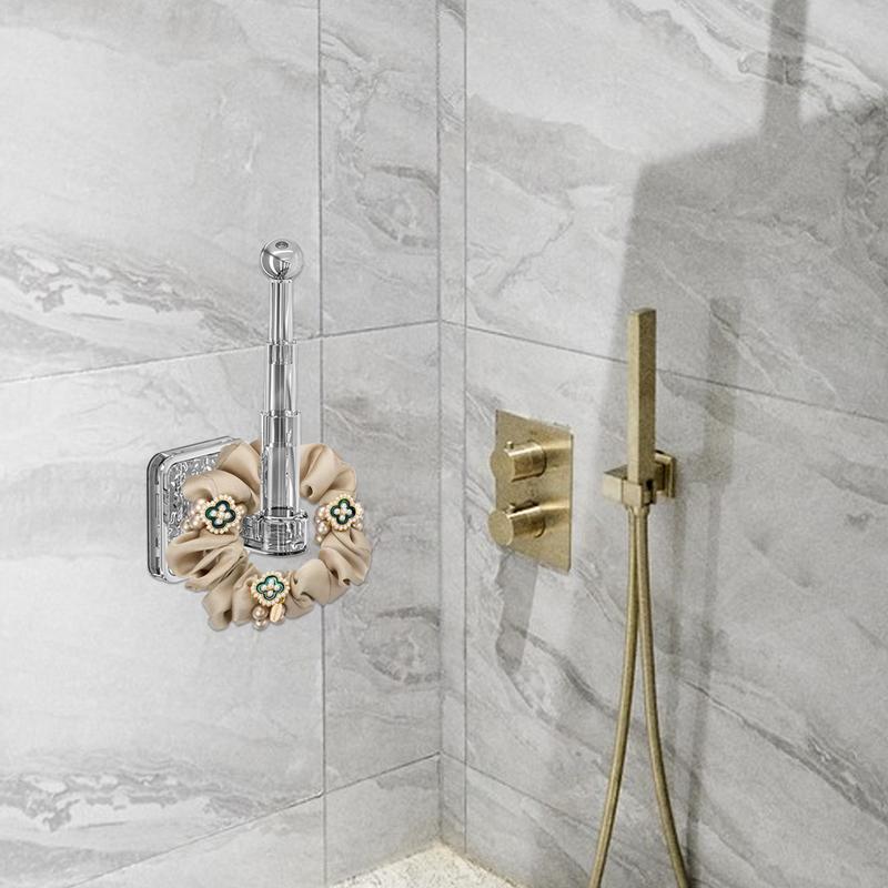 

Wall Mounted Storage Rack Retractable Coat Towel Rack Toilet Paper Holder Hanger Multi-Purpose Jacket L-Shaped Telescopic Design China Mainland