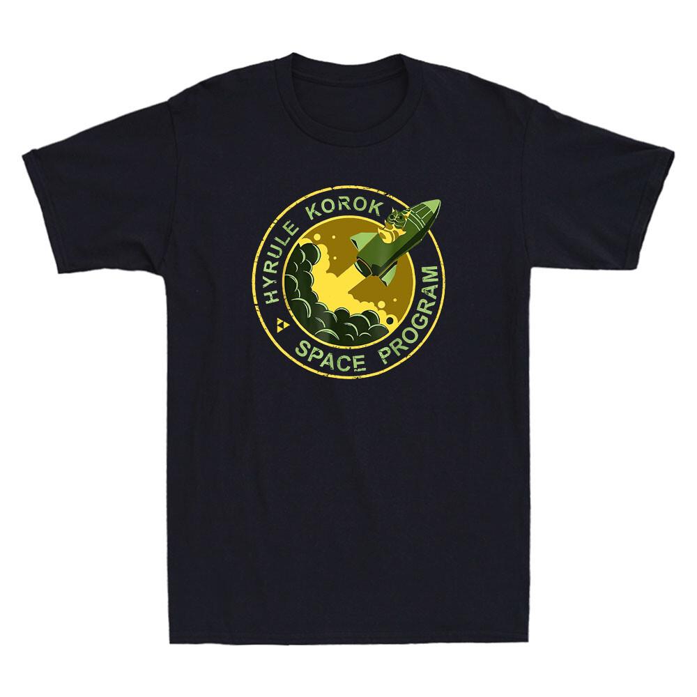Space Exploration Hyrule Korok Space Program Funny Geek Gift Retro Men T-shirt L