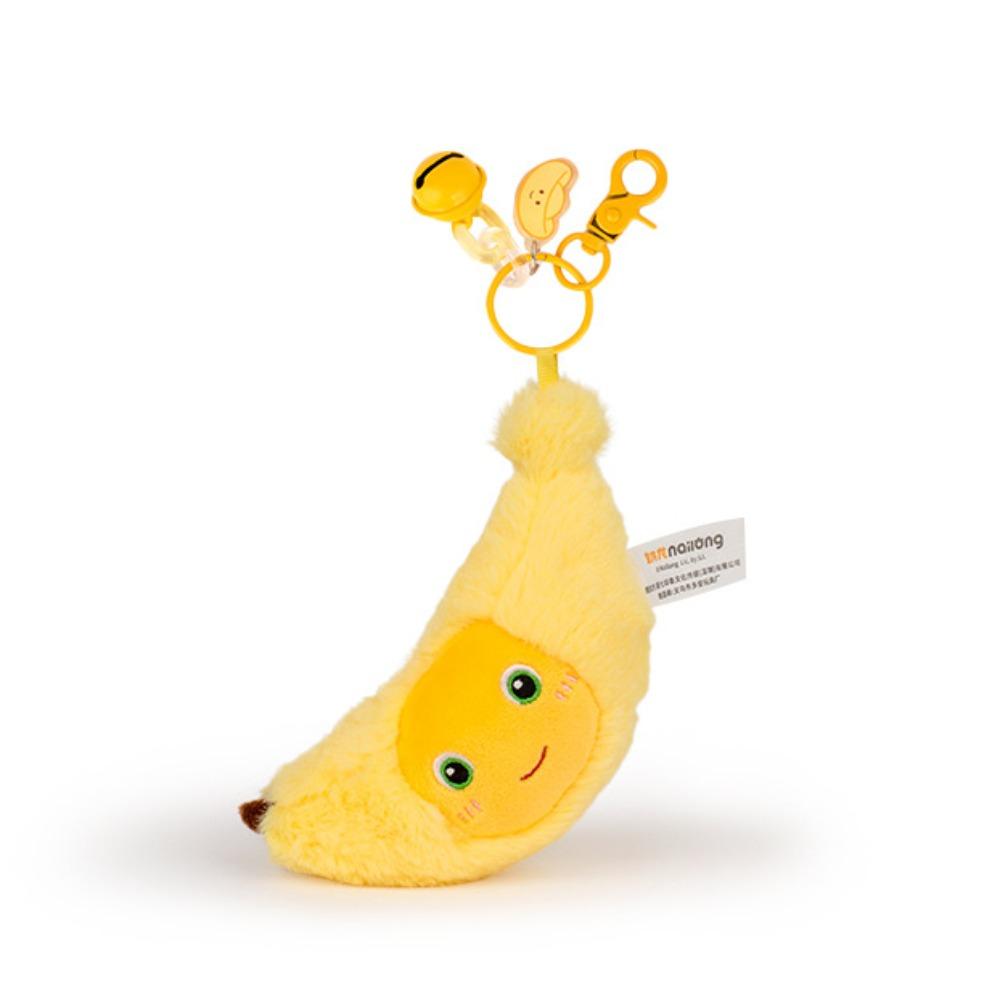 

PP Cotton Banana Dragon Toy Fruit Peach Milk Dragon Plush Keychain Children Girls Boys Style D