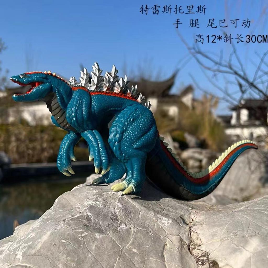 24cm Godzilla King of Monsters Runaway Mechanical Red lotus Planet Godzilla Action Figure Collection Model Toy Kid Birthday Gift
