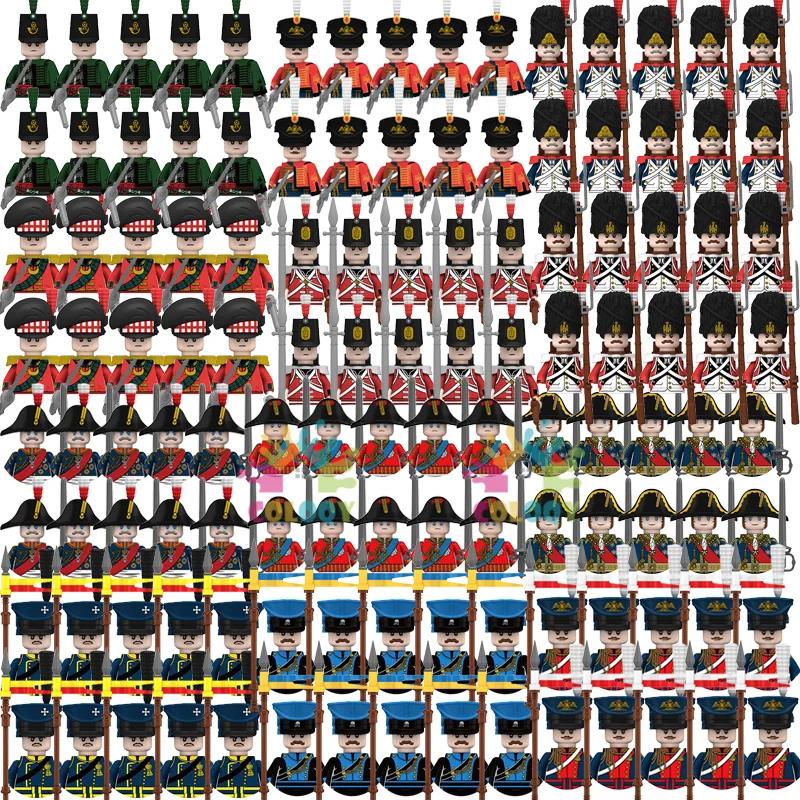 Kinderspielzeug Napoleonische Kriege General Soldat Bausteine Kaiserliche Marine Mini Actionfiguren Spielzeug für Kinder Geburtstagsgeschenke