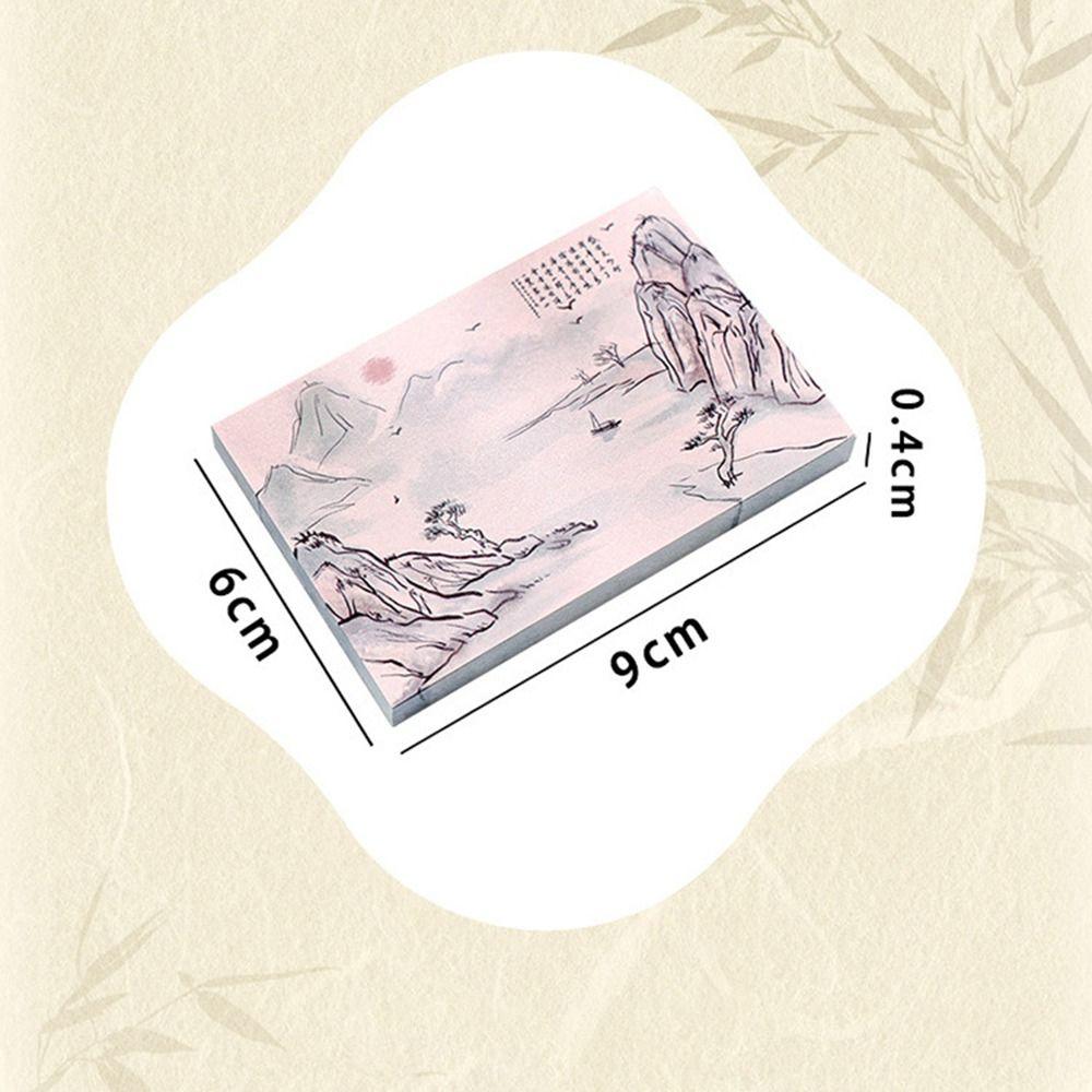 5 pcs/bag Write Smoothly Chinese Traditional Poetry Memo Pad Non-Sticky Note Pad  Graduation Season
