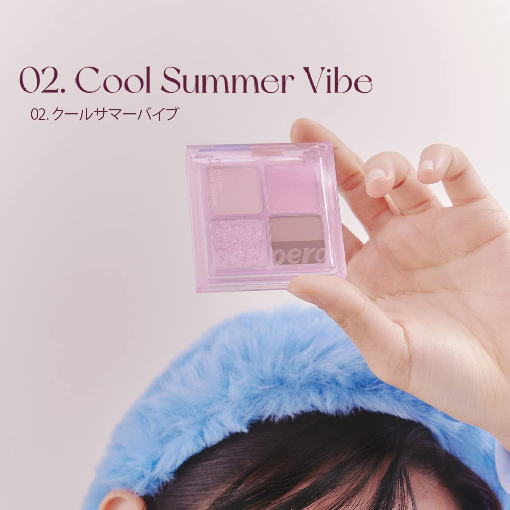 Periperain Ink Pocket Shadow Palette COOL SUMMER (002 VIBE)