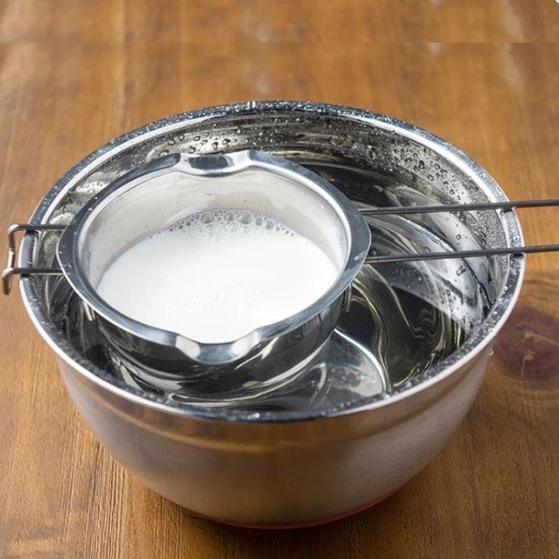 Stainless Chocolate Butter Melting Pot Pan Home Kitchen Milk Bowl Double Boiler