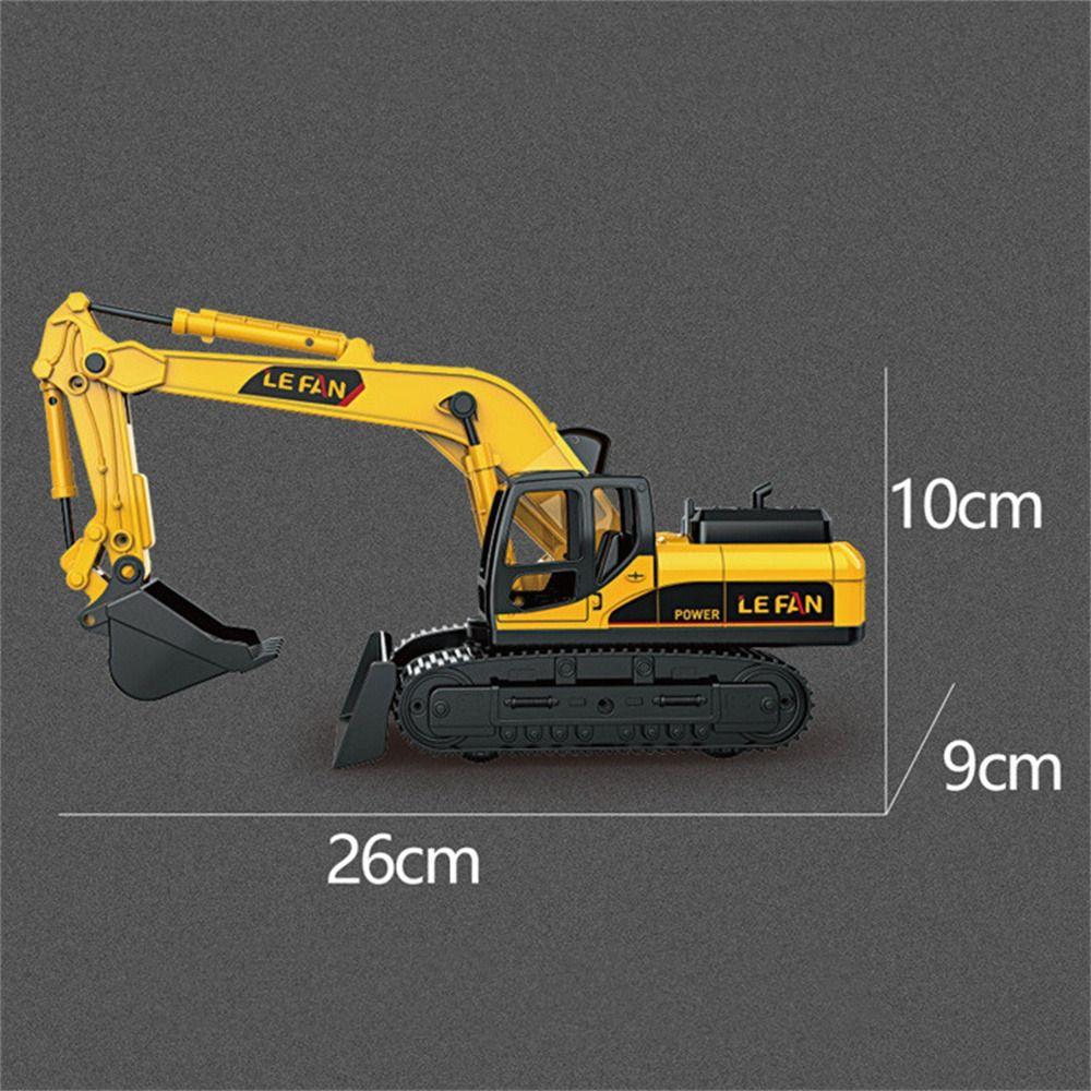 Drill Excavator Engineering Models Cars Model Toys Inertial Truck Toy  Children Gift