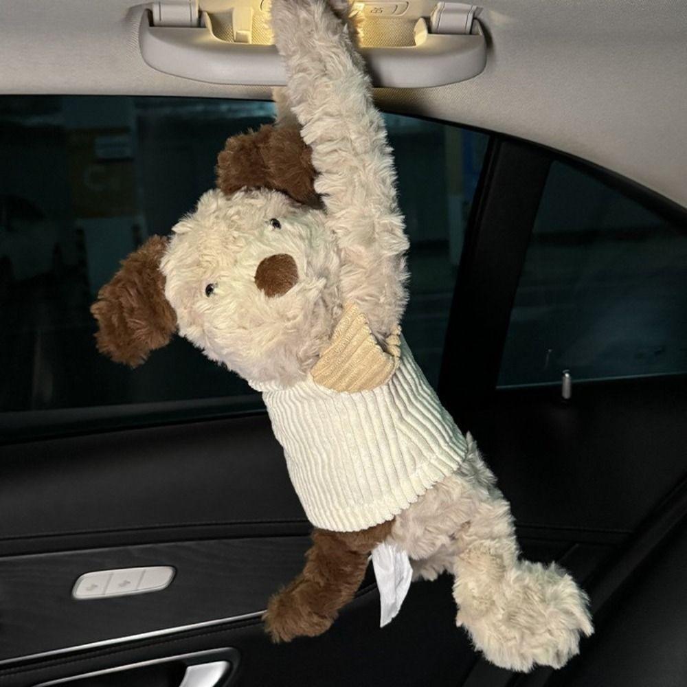 

Creative Auto Hanging Paper Box Cute Car Interior Decoration Kawaii Car Tissue Box for Car 1