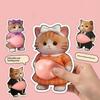 3D Cute Puppy Kitten Sticker Squeezable Shiba Inu Phone Case Decoration Children'S Birthday Party Favor Festival Supplies