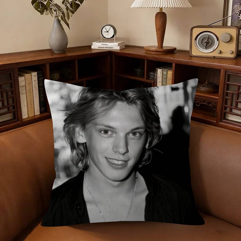 Actor J-Jamie Campbell Bower Pins Cushion Cover Car Throw Pillow Case For Sofa Car Christmas Gift