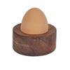 Round Acacia Egg Holder