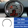 Carbon Fiber Car Instrumnt Cover Steering Wheel Tachometer Sticker For Mini Cooper Hardtop R56 Clubman R55 Convertible R57 Ulqch44