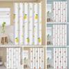 Fresh Fruit Print Waterproof Shower Curtain – Vibrant Summer Style Polyester Fabric, Easy Care And Durable Bathroom Decor
