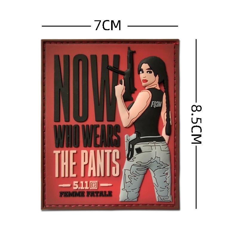 511 Badge Zacht Rubber Klittenband Badge 3D PVC Label Crossfit Logo Pak met Waterdichte Badge Wasbaar