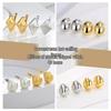 Gold-Plated Bamboo Zircon Ear Cuffs: Elegant and Versatile Earrings for a Luxurious Commute Style