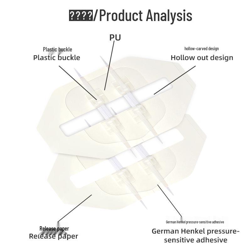 Self-Adhesive Transparent PU Elastic Bandage for Suture-Free Wound Closure