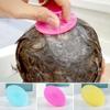 Soft Silicone Massage Brush Bath Head for Babies Hair Washing Leather Comb Newborn Children Hair Care Tools
