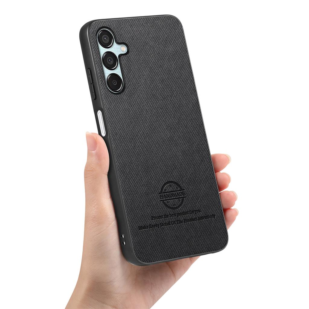 For Samsung Galaxy A16 5G/Galaxy A16 4G Leather Phone Back Cover with Cloth Texture
