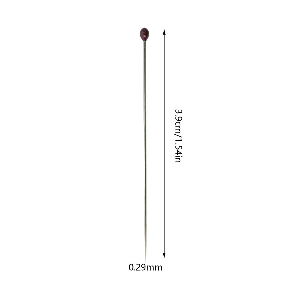 Sewing Pins For Fabric 100-Piece Extra Fine Quilting Supplies Clothes Sewing Needles Quilting Pins For Art Projects Crafts