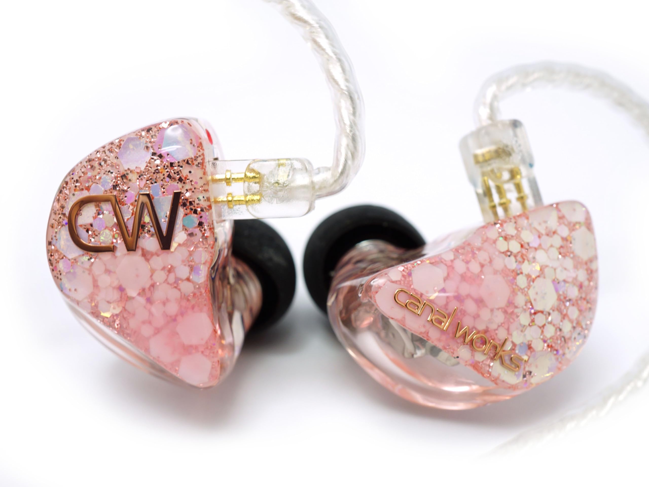 

Canal Works Universal In-Ear Monitor, Limited Edition Sakura Snow CW-U12aEX, Wired 3.5mm 2-Pin Earphones, 2-Way/2-Driver, Universal In-Ear Monitor