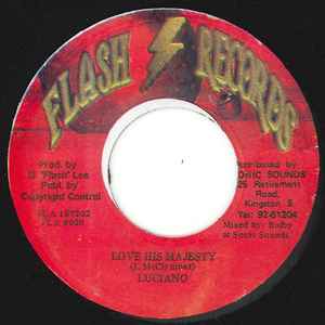 7inch Record LUCIANO - Love His Majesty FLA0020 Flash Records Jamaica Reggae, Ska & Dub Used