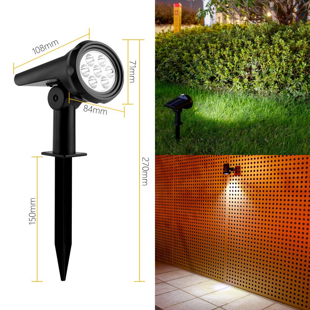 Super Bright Waterproof Solar Garden Spotlight for Outdoor Landscapes