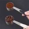 Stainless Steels Coffee Scoops Tablespoon 30ml Small Cup Metal Spoons Kitchen Baking Cooking Measuring Scoops Enduring