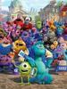 2025 Nuovo Monsters & Co Ricamo Diamante Cartone Animato Pittura Diamante Rotonda Nuovo Puzzle Mosaico Strass Decorazione Parete Casa