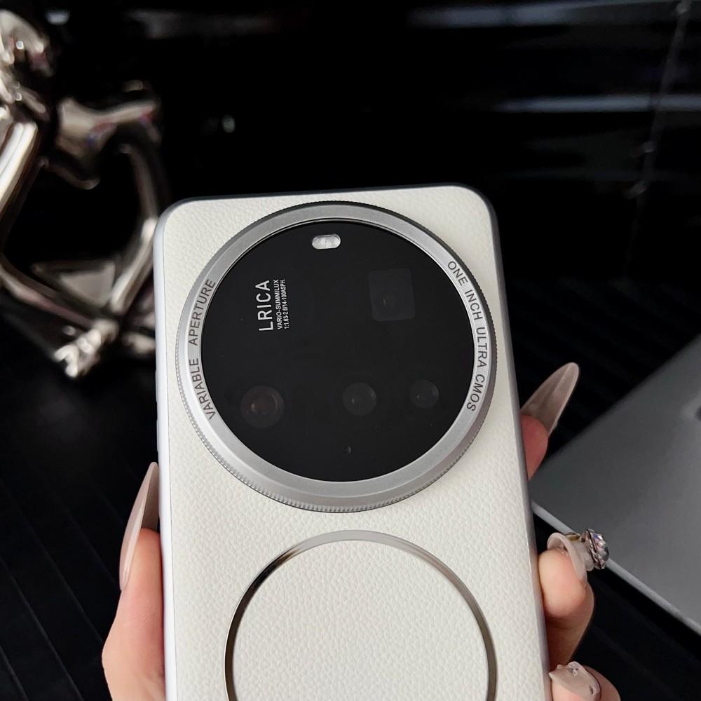 For Xiaomi Mi 15 Ultra Case Luxury PU Magnetic Wireless Charging Protect Back Cover Case For Xiaomi Mi 15 Pro 14 13 Ultra Shell