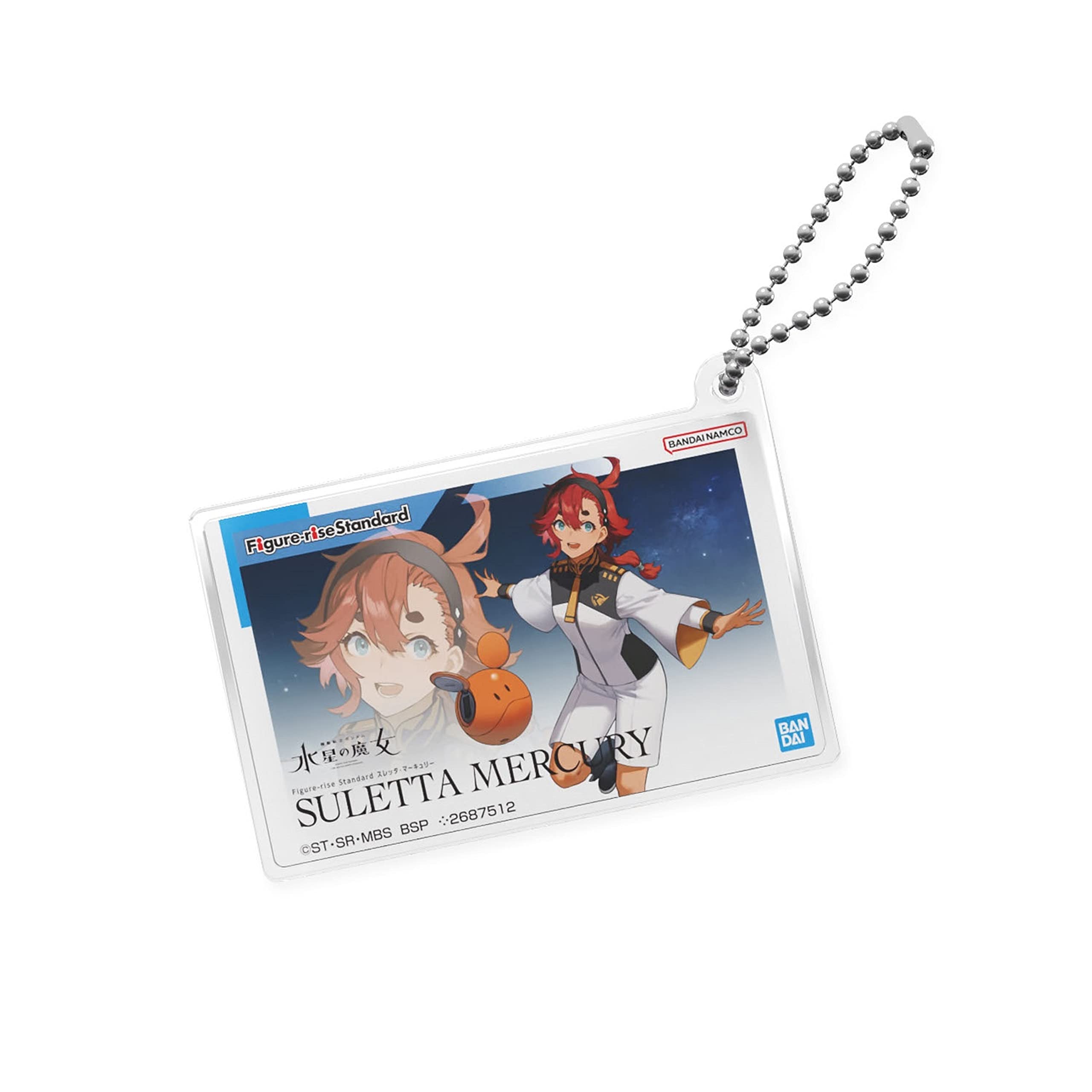

Gunpla Package Art Acrylic Ball Chain Mobile Suit Witch of Mercury Sletta Mercury Gundam