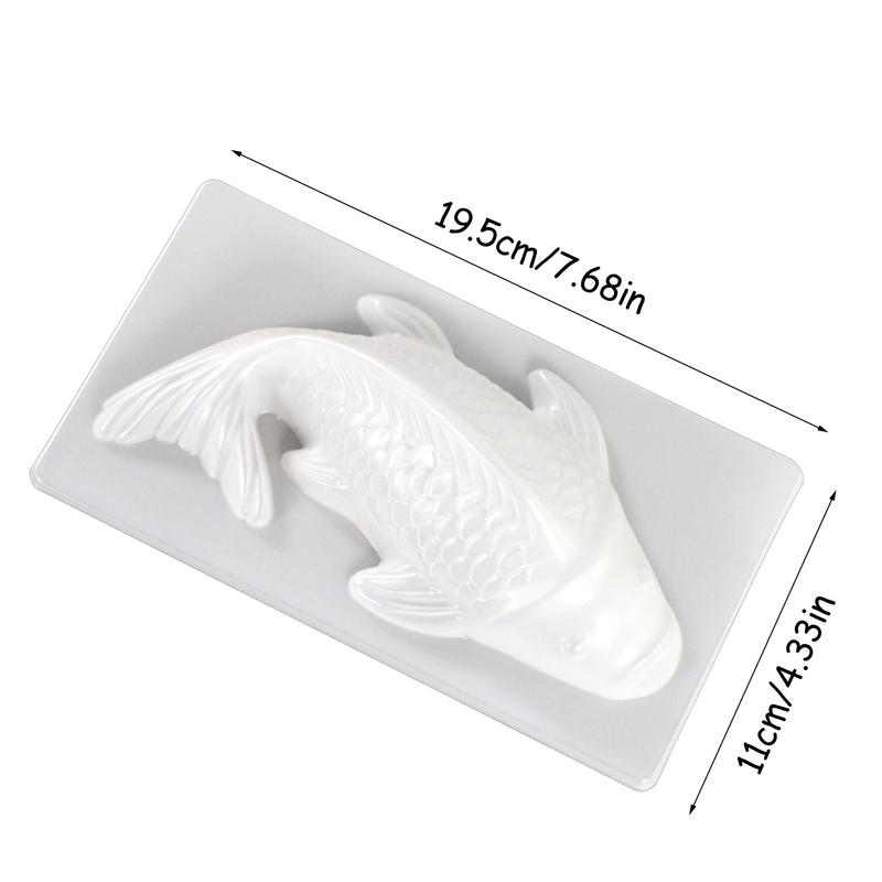 Fish Mold 3D Koi Fish Shape Plastic Cake Chocolate Jelly Mould DIY Soap Handmade Sugarcraft Mold Baking Molds