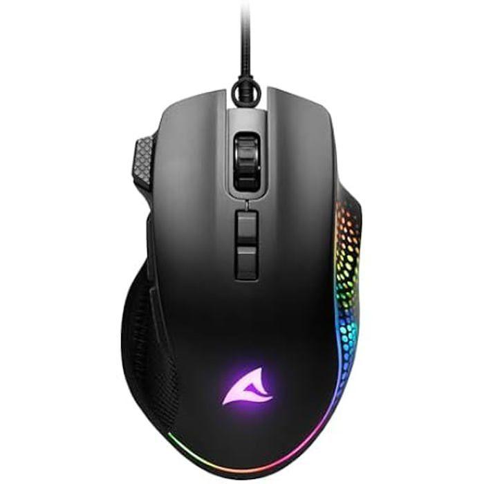 Souris De Gaming - SHARKOON - Shark Force 3 - Filaire - Optique - Noir