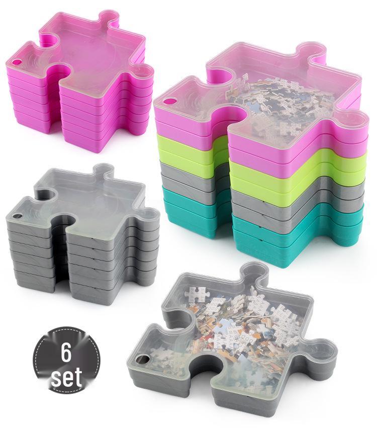 1000-Piece 3D Adult Jigsaw Puzzle with Classification Storage Box