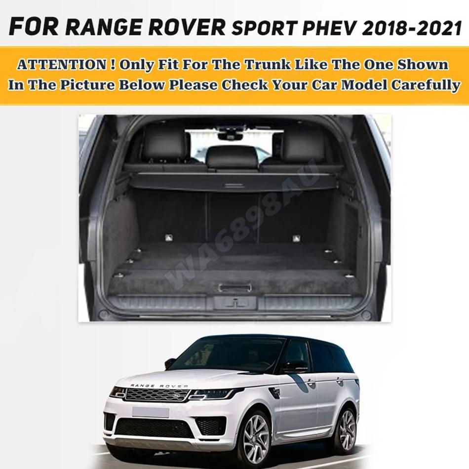 Custom For Landrover Range Rover Sport PHEV 2018 2019 2020 2025 Car Trunk Mat Anti Dirty Durable Leather Carpet Protective Pad