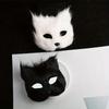 Fox Long Hair Half Face Mask Halloween Makeup Ball Party Prop Liaozhai Little Fox Fairy Mask